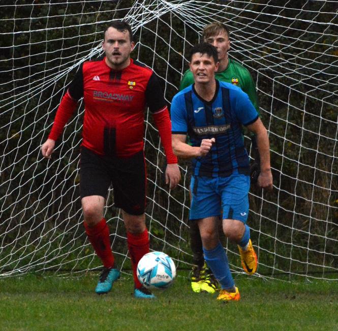 Jack Britton - scored twice for Hakin United